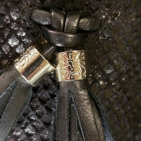 Anne Klein Leather Square Toe 2.5" Block Heel Loafer Slip On Style Pumps - Picture 10 of 11